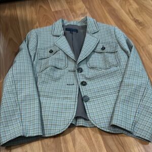 Plaid Blazer Jacket